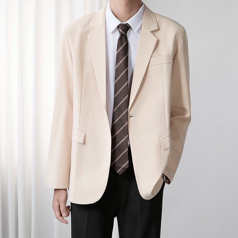 Mens Korean-style Trendy Casual Business Blazer