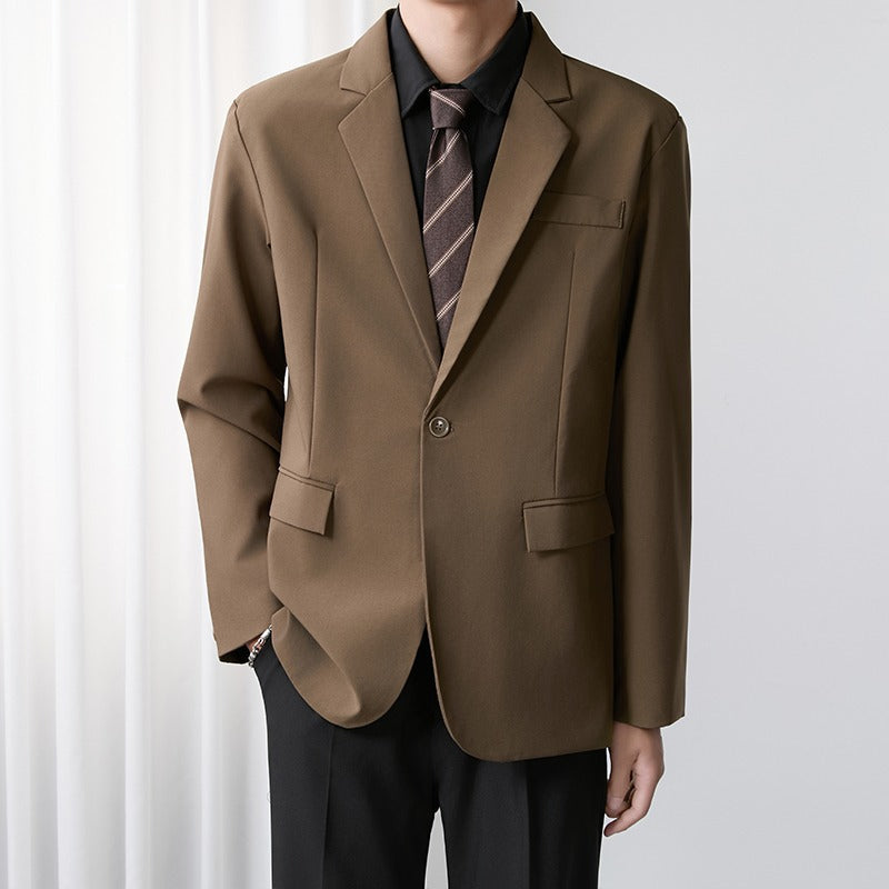 Mens Korean-style Trendy Casual Business Blazer