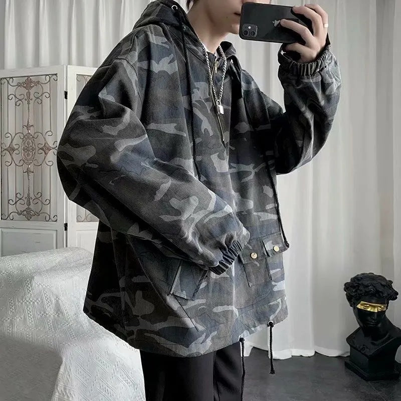 Mens Camouflage Tactical Work Jacket